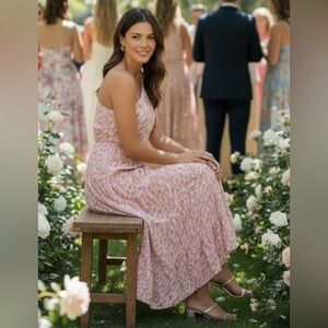 Olivaceous One-Shoulder Maxi Dress